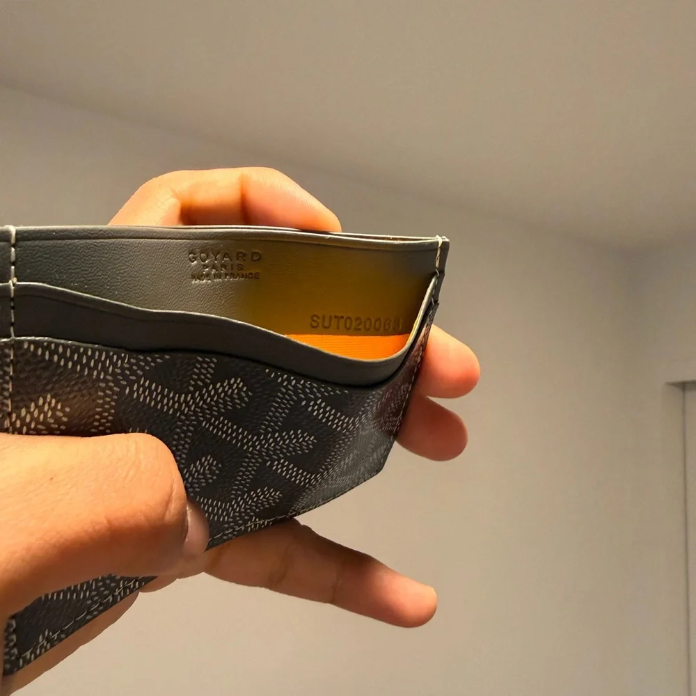 “Goyard” Gray Card Holder